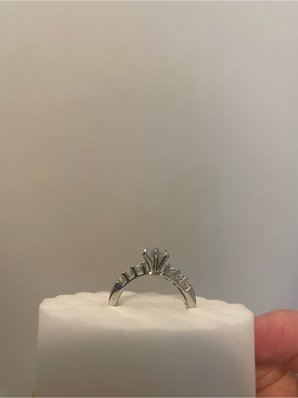 3 -Silver Crystal Cluster Statement Rings - Women Fashion Jewelry - Picture 11 of 14